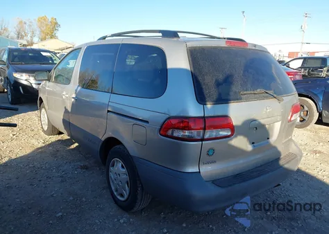 2003 Toyota Sienna Le из США, поврежденный, VIN 4T3ZF13CX3U534124